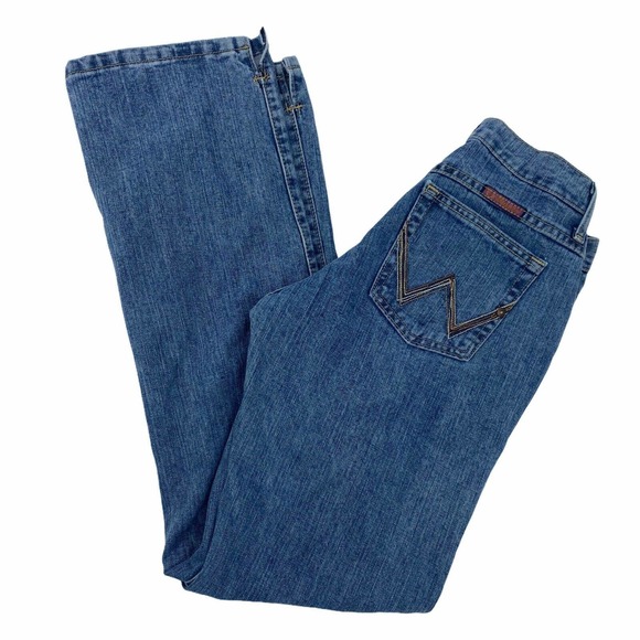 Wrangler Denim - Wrangler Cash Womens Cowgirl Jeans Sz 3/4 Bootcut